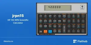 jrpn15 no Linux: a calculadora HP 15C chega ao Flathub