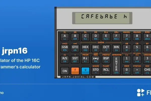 jrpn16 chega ao Flathub e revive a calculadora HP 16C no Linux