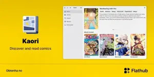 Kaori chega ao Linux com leitura de mangás, manhwa e manhua no Flathub