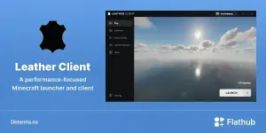 Leather Client no Linux: novo launcher do Minecraft chega ao Flathub