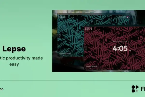Lepse chega ao Flathub e aposta em produtividade com visual marcante
