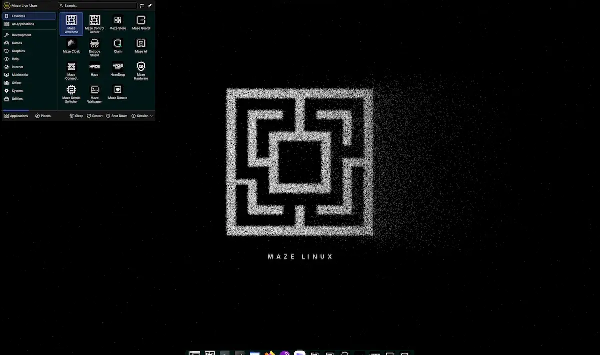 Maze Linux 2026.10.26 chega com Qlam 2, AI e foco em privacidade