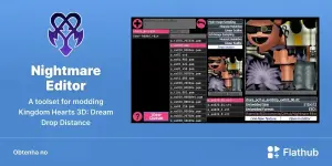 Nightmare Editor chega ao Linux para editar e gerenciar mods de KH3D