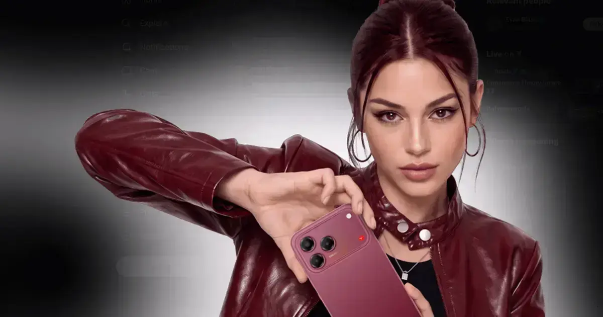 Nubia V90 Pro traz câmera de 108MP e design burgundy com entrada para fone