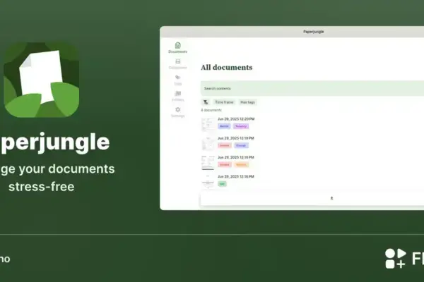 Paperjungle chega ao Linux via Flathub para organizar documentos