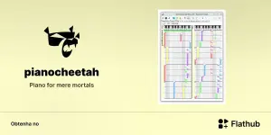 PianoCheetah chega ao Flathub com mudanças que mexem na experiência