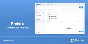 Prelora chega ao Linux pelo Flathub com tarefas e timers locais