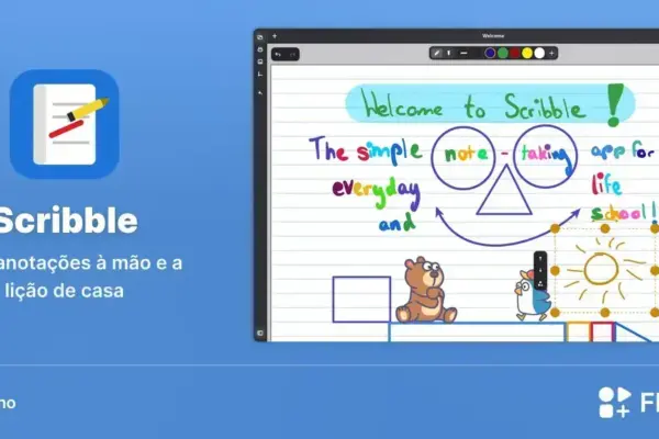 Scribble no Linux: o app leve para anotações manuscritas