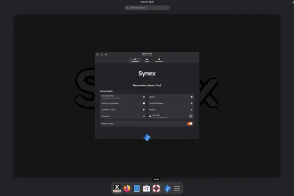 Synex 26.10.17: a atualização que reforça o Debian com novas edições