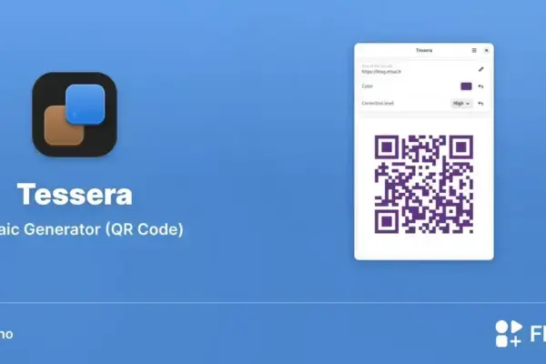 Tessera chega ao Linux para criar QR Codes com visual mais livre