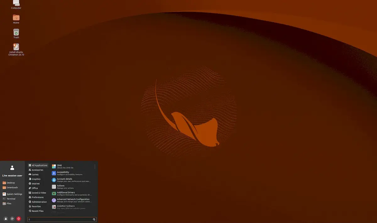 Ubuntu Cinnamon 26.10 chega com Cinnamon 6.6.9 e foco em usabilidade