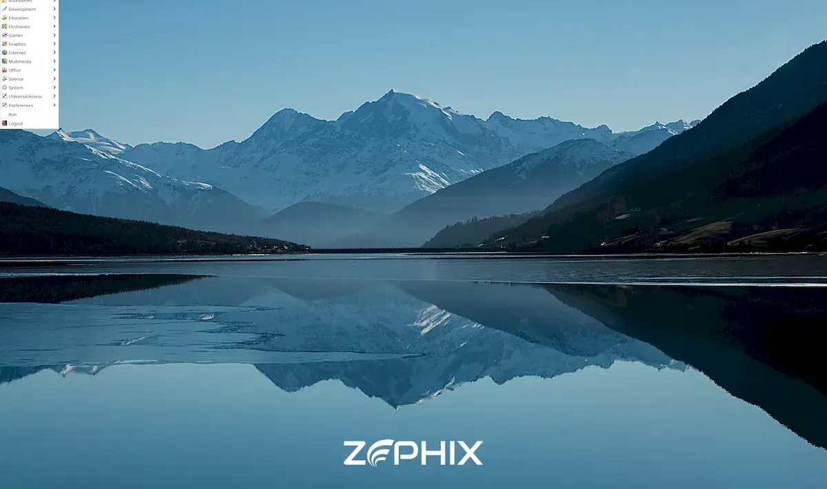ZEPHIX 9 chega com LXDE e 4.372 apps em um live ISO de 9.4 GB