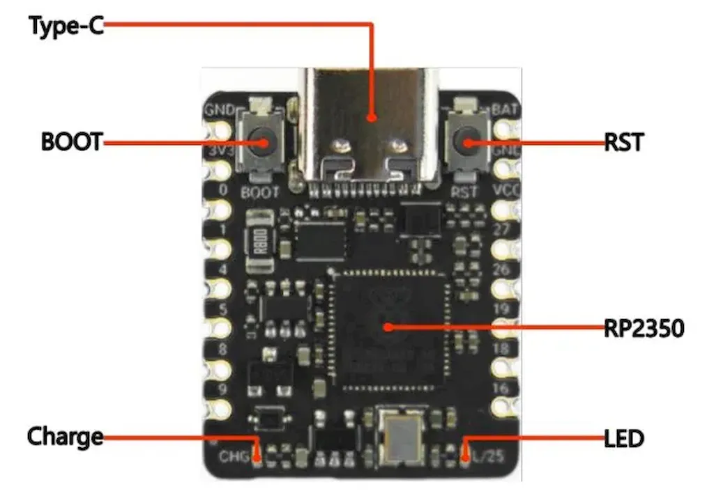 Beetle RP2350: Mini placa de desenvolvimento por $4,90 para projetos embarcados